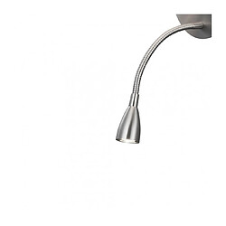 Acheter Luminaire Center Applique avec liseuse Fusion Nickel satiné 1 ampoule 17cm