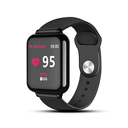 Wewoo Montre connectée B57 1,3 pouces écran couleur IPS Smart Watch IP67 étancherappel de message de soutien / Cardio / rappel sédentaire / pression artérielle / surveillance du sommeil Noir