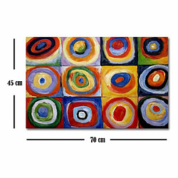 Avis EPIKASA Impression sur Toile Kandinsky Cercles