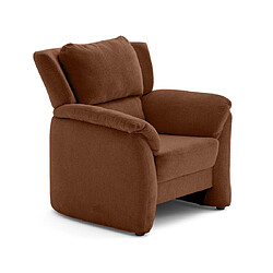 Lisa Design Bastille - fauteuil en tissu velours relief