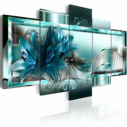 Paris Prix Tableau Imprimé Sky Blue Lilies 100 x 200 cm 