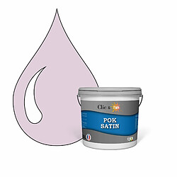 POK SATIN : Peinture Satin Lessivable Violet rosé 25m² - 2,5L 