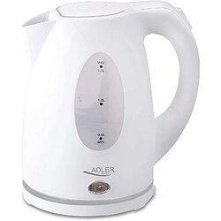 Adler bouilloire électrique de 1,5L 2000W blanc 