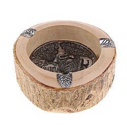 Cendrier en bois 12 x 5 cm cendriers style sud-est asiatique