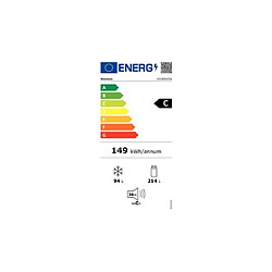 Réfrigérateur combiné 60cm 308l brassé - kg36eaica - SIEMENS