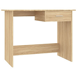 Maison Chic Bureau,Table de travail,bureau de travail pour chambre Chêne sonoma 100 x 50 x 76 cm Aggloméré -GKD83172