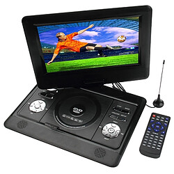 Wewoo 10 pouces TFT LCD écran noir numérique multimédia DVD portable avec lecteur de carte et port USB, TV de PAL / NTSC / SECAM fonction de jeu, rotation de 180 degrés, SD / MS / MMC de 