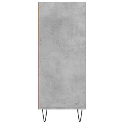 Acheter vidaXL Buffet haut gris béton 57x35x90 cm bois d'ingénierie