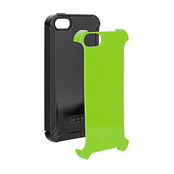 Coque Xqisit Rugged iPhone 5/5S noir vert