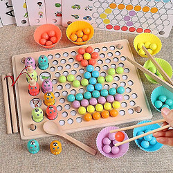 Universal Entraînement main cerveau pour jouets en bois pinces perles puzzle board jeux maths éducation précoce bébé 