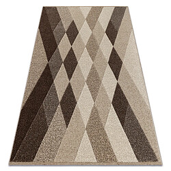 RUGSX Tapis FEEL 5674 15055 LOSANGES beige et marron crème 180x270 cm 