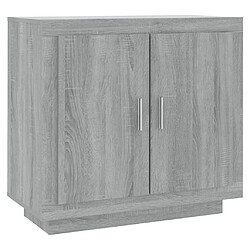 Maison Chic Buffet,Meuble de Rangement,commode pour salon,Cuisine Sonoma gris 80x40x75 cm Bois d'ingénierie -MN65485