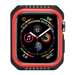 Wewoo Étui de protection bicolore antichoc Smart Watch pour Apple série 342 mm noirrouge