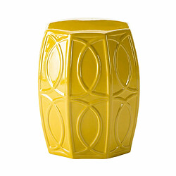 Tabouret Thai Natura Jaune 38 x 45 x 38 cm