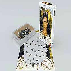 Avis Puzzle Eurographics Autoportrait avec collier dApines et colibri par Frida Kahlo (1000 piAces), modAle : 6000-0802