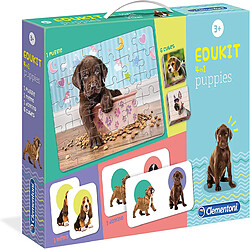 Clementoni- Edukit 4 en 1-Puppies, 18071, Multicolore