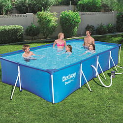 Bestway Jeu de piscine rectangulaire Steel Pro 400x211x81 cm 56424