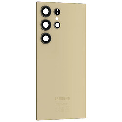 Avis Samsung Vitre arrière Original pour Samsung Galaxy S24 Ultra Beige