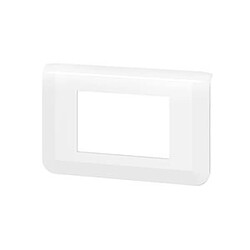 enjoliveur - 3 modules - blanc - legrand mosaic 078803l