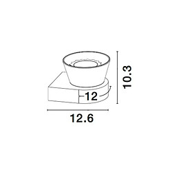 NOVA LUCE Applique BOCCALE Transparent LED G9 1x5 W