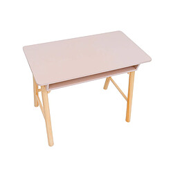 Avis Mobili Rebecca Bureau pour enfants Rebecca Mobili Badal 70x90x50 MDF Pin Rose Marron