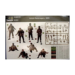 Master Box Figurine Mignature British Paratroopers, 1944. Kit 2