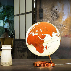 Atmosphere Globe terrestre lumineux Light & Colour Ø 30 cm - Orange