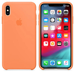 Apple Silicone Case iPhone Xs Max papaya