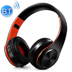 Wewoo Casque sans fil Sport pliant Stéréo Musique Bluetooth Téléphones Écouteurs Soutien Carte TF (Orange) 