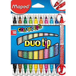 Maped Feutre double pointe COLOR'PEPS DUOtip, étui carton 10 () 