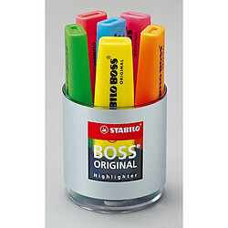 Newtons Stabilo Boss Original Pot de 6 Surligneurs - 