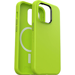 Avis Coque antichoc OtterBox Symmetry + MagSafe pour iPhone 14 Pro Jaune Vert