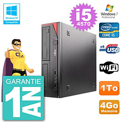 PC Fujitsu Esprimo E520 DT i5-4570 RAM 4Go Disque Dur 1To Graveur DVD Wifi W7 · Occasion 