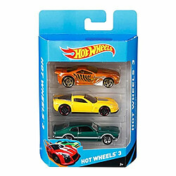 Hot Wheels K5904 Lot de 3 assortiments de voitures de base Hot Wheels 