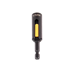 DeWalt DT 7440 Clé à douille hexagonale 10 mm - de longueur 75 mm, support à aimant permanent, fonction de nettoyage facile (Easy-Clean), entraînement de1/4"