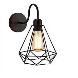 Universal Loft américain fer noir abat-jour applique vin cage garde candélabre loft luminaire luminaire moderne éclairage intérieur applique (électronique) 