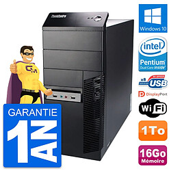 PC Tour Lenovo ThinkCentre M91p Intel G630 RAM 16Go Disque 1To Windows 10 Wifi · Occasion 