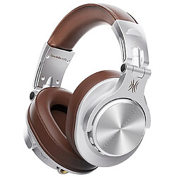 Universal Casque Bluetooth sans fil pour studio professionnel (argent) 