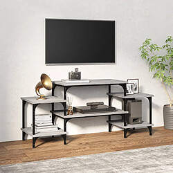 Maison Chic Meuble TV scandinave gris - Banc TV pour salon Sonoma 117x35x52 cm Bois d'ingénierie -MN15881