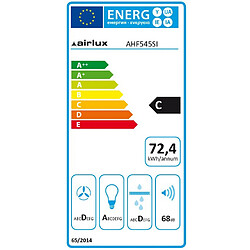 Groupe filtrant 52cm 469m3/h 68db silver - ahf545si - AIRLUX