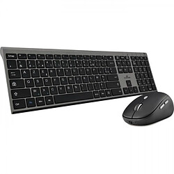 Clavier + souris - BLUESTORK - sans fil - Grapheme - Noir - PACK-WL-PC-BK/FR