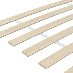 Acheter Vidaxl Sommiers à lattes avec 48 lattes 2 pcs 70x200 cm