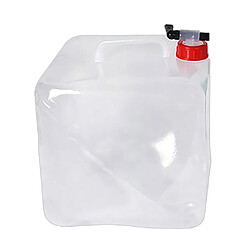 pot de l'eau potable pliant bouteille de seau d'eau pour camping car extérieur 20l pompe pour réservoir de stockage d’eau avec robinet