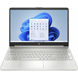 HP 15s-fq4019ns 5A5P9EA Ordinateur Portable 15.6" FHD Intel Core i5-1155G7 8Go RAM DDR4 512Go SSD Win 11 Home Argent 