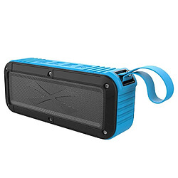 Yonis Enceinte Bluetooth NFC Étanche Son Cristallin Basses Robustes Portable Enceinte Bluetooth Waterproof Portable Pour Extérieur Et Douche Avec Radio FM Et NFC Bleu YONIS