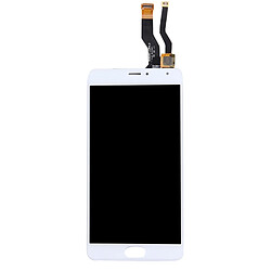 Wewoo Pour Meizu Meilan Métal LCD blanc Écran + Tactile Digitizer Assemblée pièce détachée