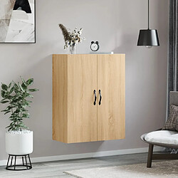 Avis Maison Chic Armoire murale,Meuble de Rangement,Armoire Suspendue chêne sonoma 69,5x34x90 cm bois d'ingénierie -MN67337