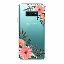 Evetane Coque Samsung Galaxy S10e 360 intégrale avant arrière transparente Coque Samsung Galaxy S10e 360 intégrale transparente Fleurs roses Tendance Evetane.