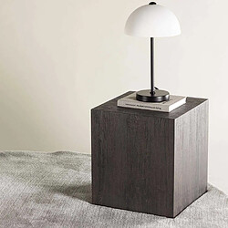 Venture Home Table basse carré York marron.