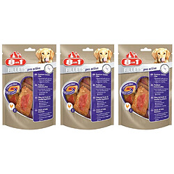 8 In 1 Sachet filets de poulet Pro Active pour chien (Lot de 3).